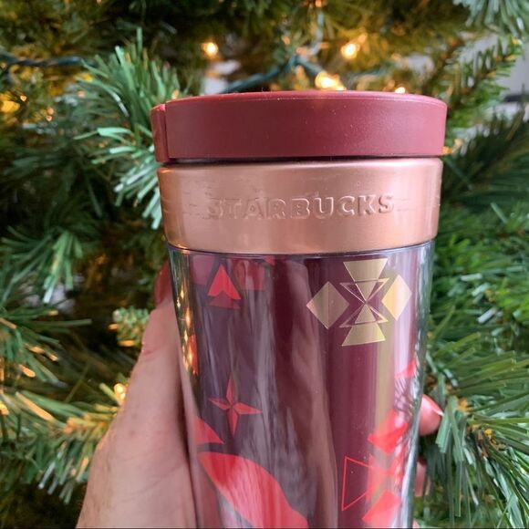 NWT 2013 Starbucks Bella Red Holiday Tumbler 12 oz - Picture 2 of 9